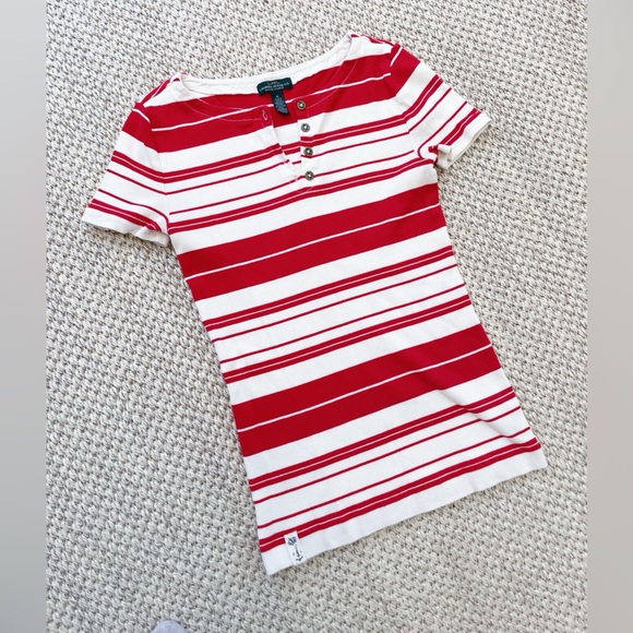 Lauren Ralph Lauren Tops - Ralph Lauren Jeans Co Red & White Striped Top – Women’s M